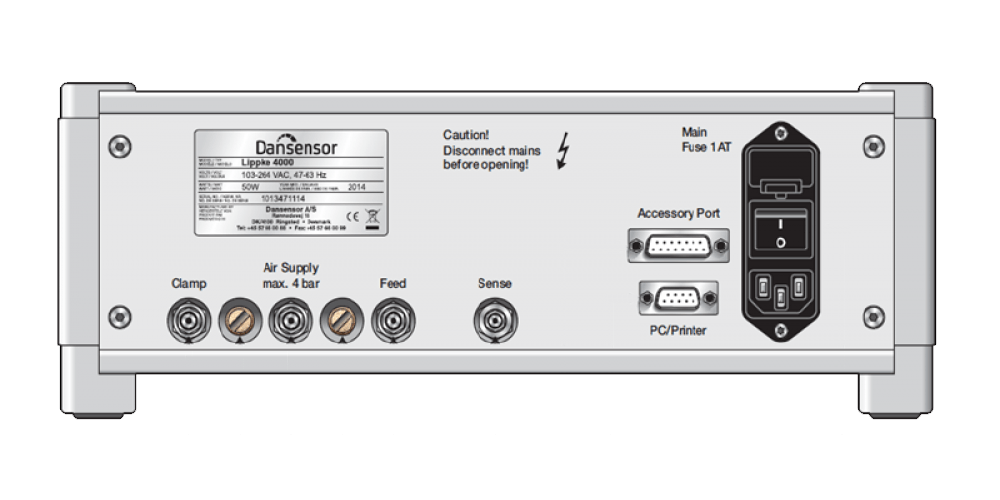 Lippke 4500 Package Test System Umgekehrte Darstellung