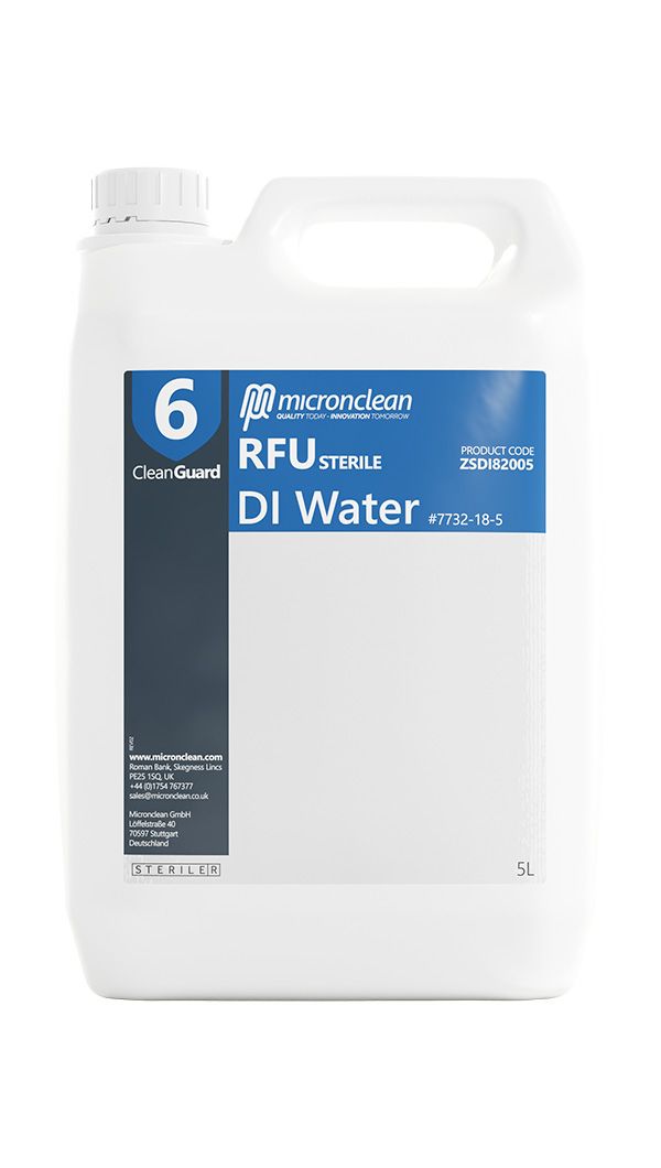 CleanGuard 6 - DI-Wasser 5 Liter RFU - Steril [EU]