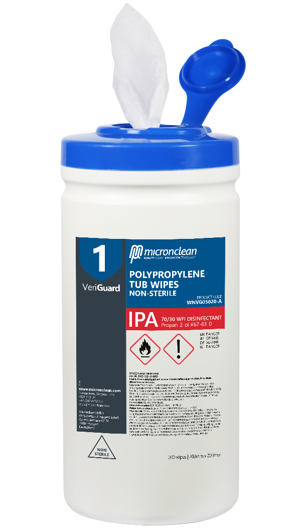 VeriGuard 1 - IPA Polypropylen-Wannentuch - unsteril