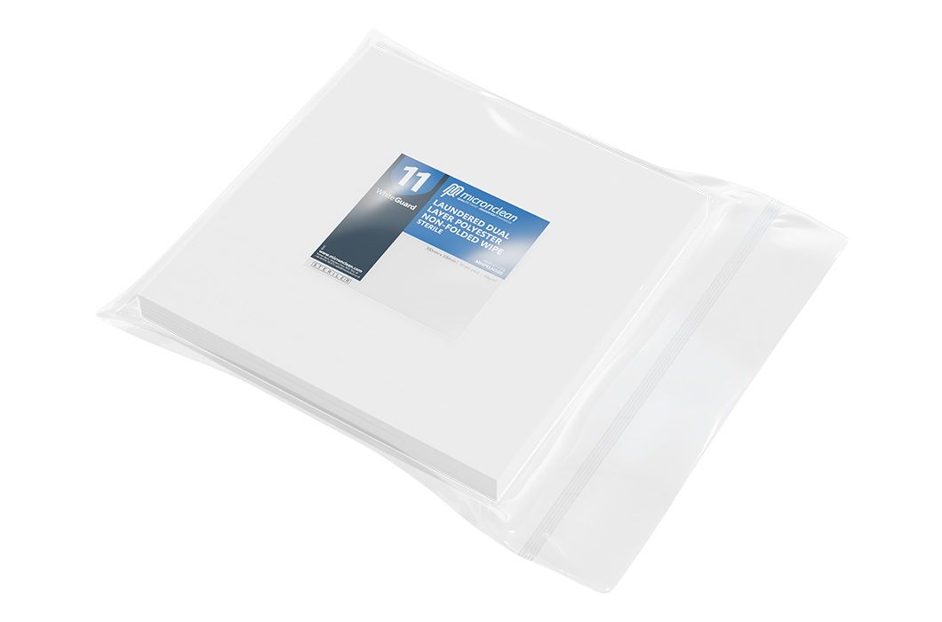 WhiteGuard 11 - Gewaschene doppellagige Polyestertücher - steril [EU]