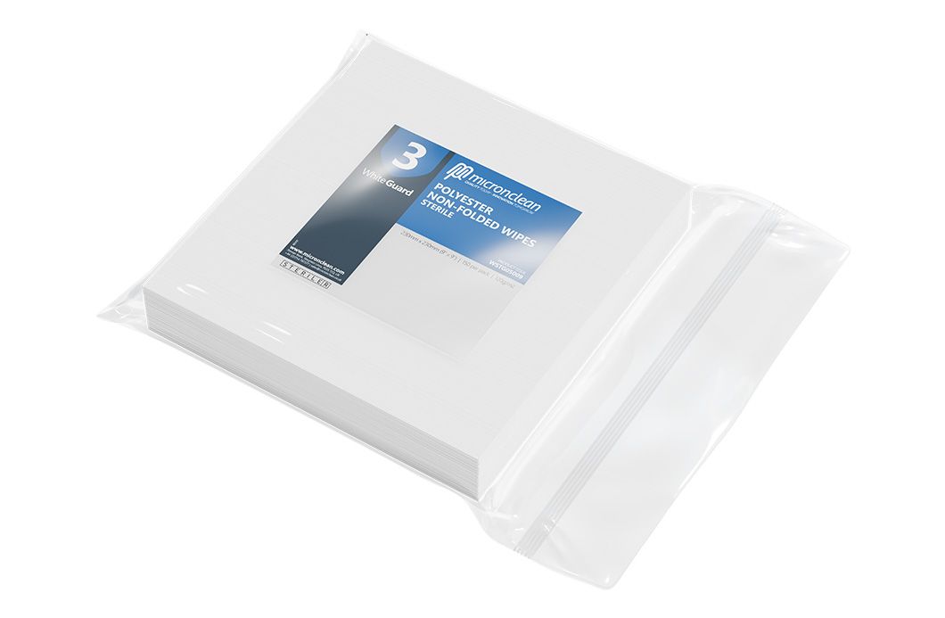 WhiteGuard 3 - Gewaschene Polyestertücher - Steril