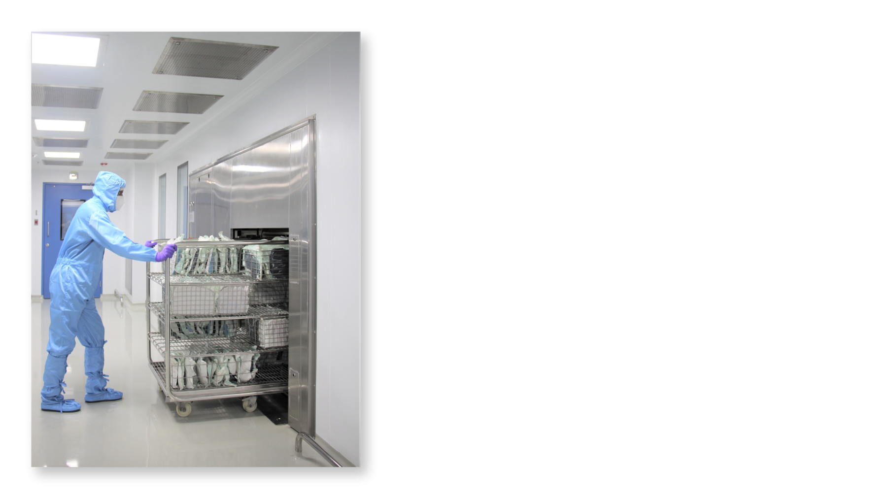 Big Blue Blog Dekontamination von Reinraumkleidung/Konsumgütern